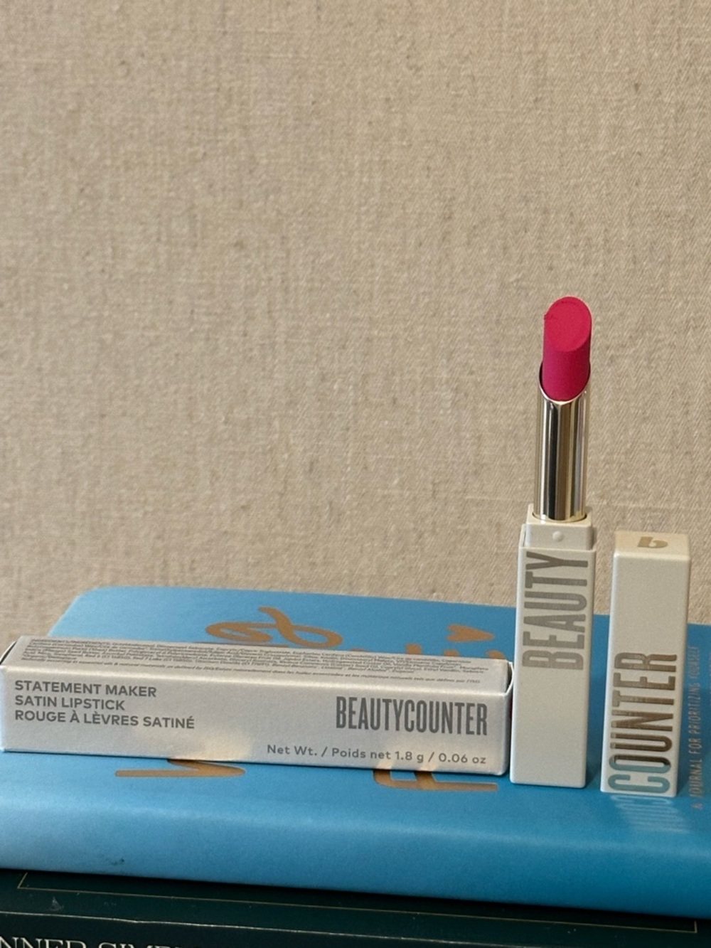 Beautycounter Statement Maker Satin Lipstick - Hot Pink